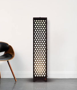 METSY Designer Laser Cut Floor Lamp Metal Floor Lamps for Living Room Corner | Corner Floor Lamp | Column Floor Lamp (8)