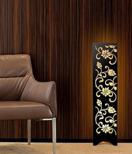 METSY Designer Laser Cut Floor Lamp Metal Floor Lamps for Living Room Corner | Corner Floor Lamp