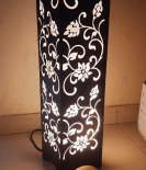 METSY Designer Laser Cut Floor Lamp Metal Floor Lamps for Living Room Corner | Corner Floor Lamp
