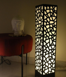 METSY Designer Laser Cut Floor Lamp Metal Floor Lamps for Living Room Corner | Corner Floor Lamp
