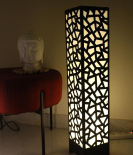 METSY Designer Laser Cut Floor Lamp Metal Floor Lamps for Living Room Corner | Corner Floor Lamp