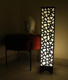 METSY Designer Laser Cut Floor Lamp Metal Floor Lamps for Living Room Corner | Corner Floor Lamp