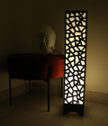 METSY Designer Laser Cut Floor Lamp Metal Floor Lamps for Living Room Corner | Corner Floor Lamp