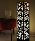 METSY Designer Stylish Laser Cut Floor Lamp Metal Floor Lamps for Living Room Corner | Floor Lamps for Home Decoration