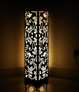 METSY Designer Stylish Laser Cut Floor Lamp Metal Floor Lamps for Living Room Corner | Floor Lamps for Home Decoration