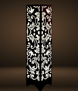 METSY Designer Stylish Laser Cut Floor Lamp Metal Floor Lamps for Living Room Corner | Floor Lamps for Home Decoration