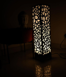 METSY Designer Laser Cut Floor Lamp Metal Floor Lamps for Living Room Corner | Corner Floor Lamp | Column Floor Lamp | Floor Lamps for Home Decoration