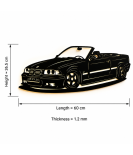 BMW M3 Midnight Racer Metal Wall Art