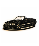 BMW M3 Midnight Racer Metal Wall Art