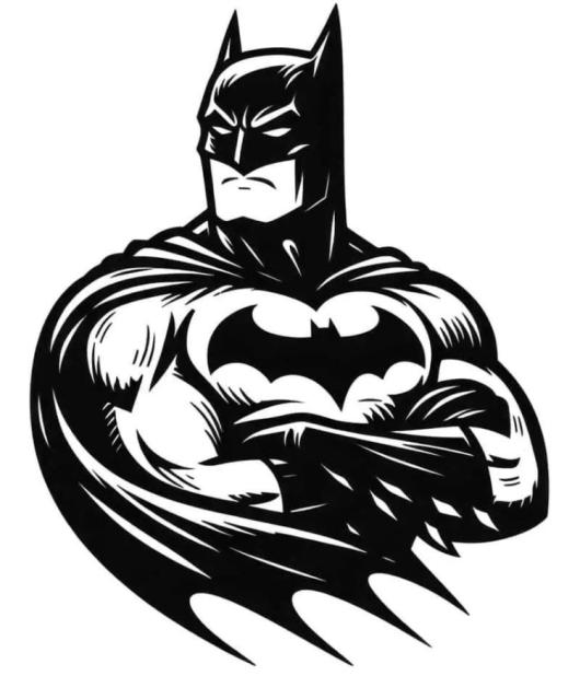 Batman Shadow Knight Metal Wall Art
