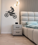 Rider’s Rush – Metal Motocross Wall Art