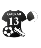 Personalized Football Jersey Metal Wall Art