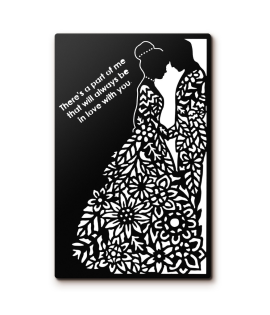 Forever In Love – Personalized Metal Couple Art