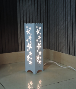 Elegant Flower Cutwork Lamp