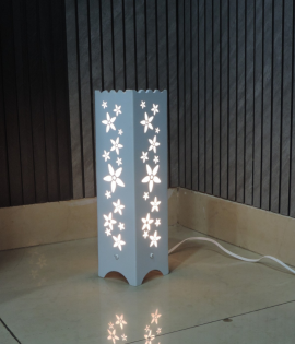 Elegant Flower Cutwork Lamp