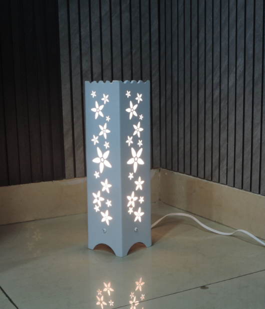 Elegant Flower Cutwork Lamp