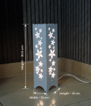 Elegant Flower Cutwork Lamp