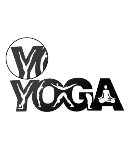 Zen Flow Yoga Metal Wall Art