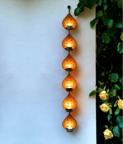 Golden Cascade Hanging Decor