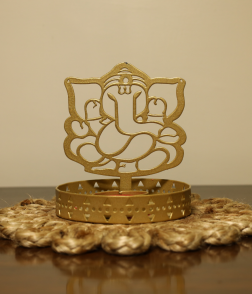 Divine Lakshmi Ganesha Diya Stand
