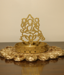 Divine Lakshmi Ganesha Diya Stand