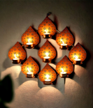 Radiant Diya Glow Wall Art