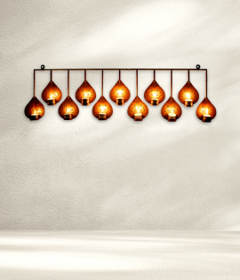 Royal Diya Cascade Wall Decor