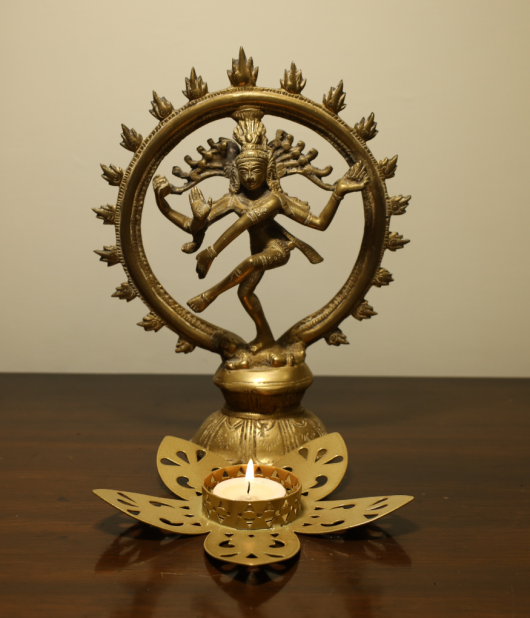 Golden Blossom Tealight Holder