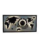 Time Traveller World Map Wall Art