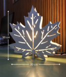 Glowing Maple Leaf Wall Decor