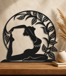 Graceful Dancer Metal Wall Art