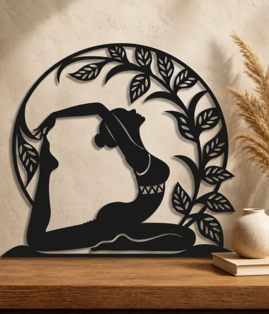 Graceful Dancer Metal Wall Art