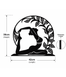 Graceful Dancer Metal Wall Art