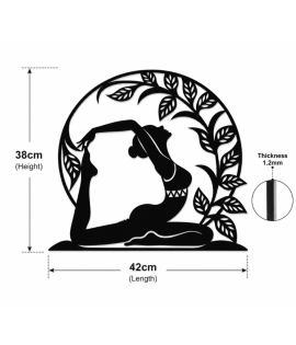 Graceful Dancer Metal Wall Art