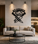 Kitchen Queen Metal Wall Art