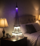 Luminous Eiffel Tower Metal Sculpture