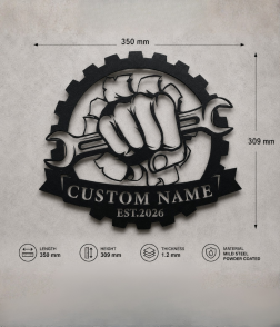 Personalized Mechanic Workshop Sign