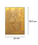 Radha Krishna Divine Metal Wall Art