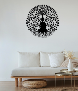 Zen Tree of Life Metal Wall Art
