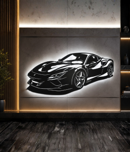 Supercar Phantom Metal Wall Art