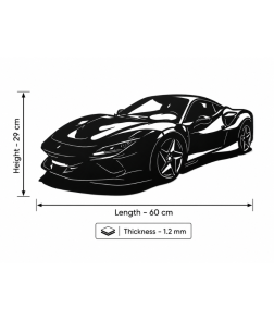 Supercar Phantom Metal Wall Art