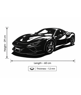 Supercar Phantom Metal Wall Art