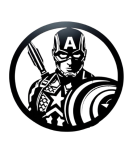 Shield of Valor – Metal Wall Art