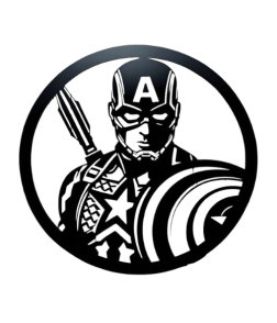 Shield of Valor – Metal Wall Art