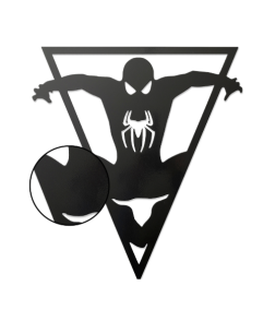 Spider Shadow Frame Metal Art