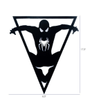 Spider Shadow Frame Metal Art