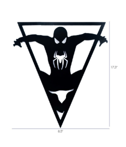 Spider Shadow Frame Metal Art