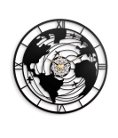 World Traveler Metal Wall Clock