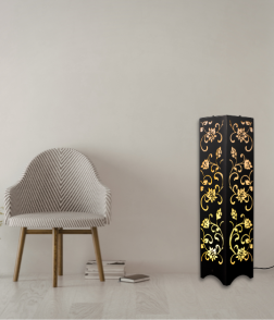 Midnight Bloom Metal Floor Lamp