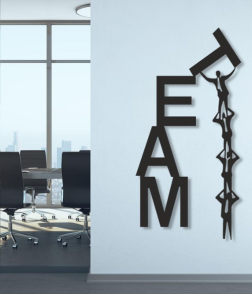 Rise as One – Teamwork Metal Wall Art